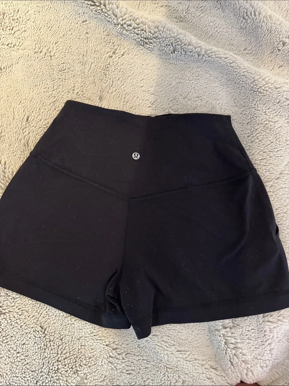 lululemon athletica High-Waist Black Performance Shorts